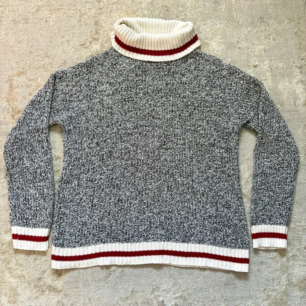 My Style Women’s Marled Knit Cowl Neck Long Sleeve Cabin Sweater Size Xlarge - Picture 3 of 9